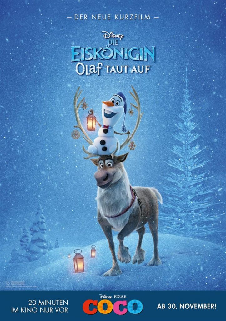 Kino Weihnachten 2022 Disney Die Eiskönigin Olaf taut auf FilmRezensionen.de