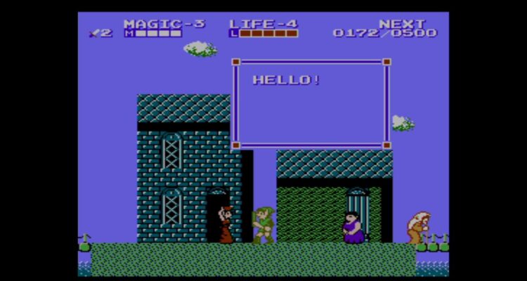 Zelda II The Adventure of Link Videospiel Game